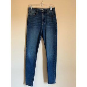 Forever 21 Blue High-Waisted Skinny Jeans, US Size 30